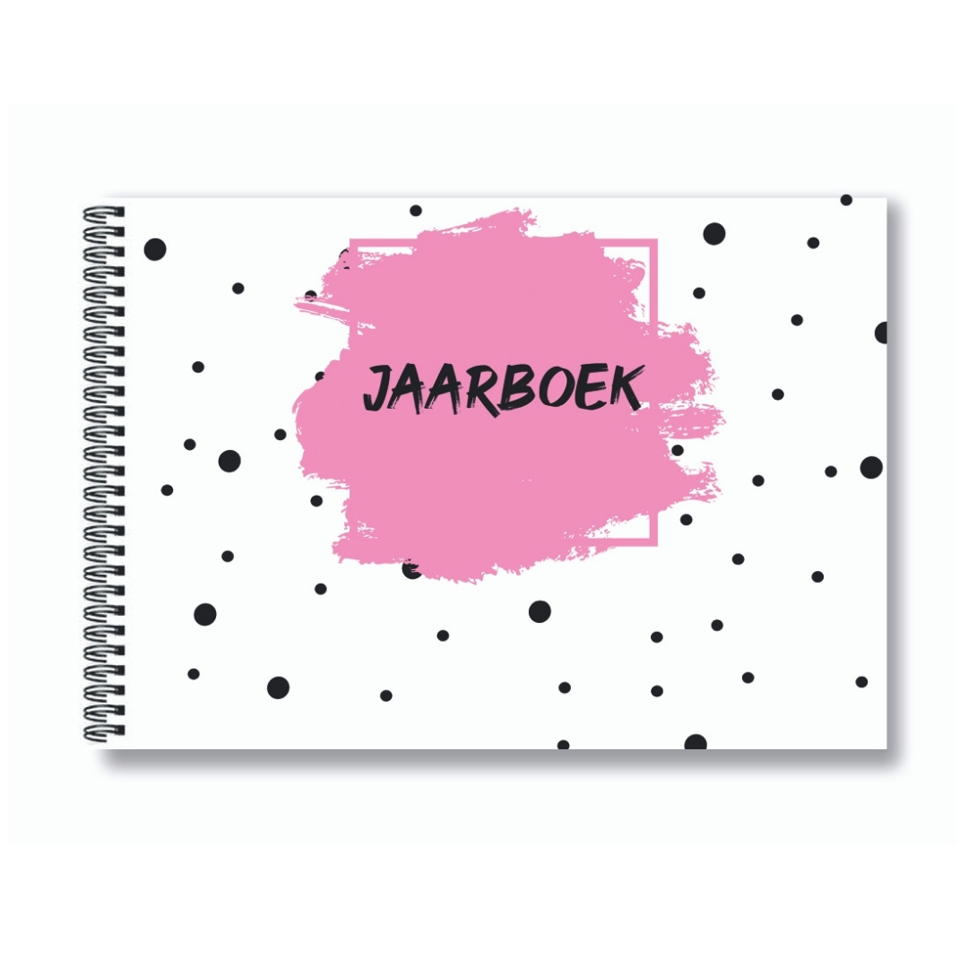 Invul jaarboek – Extra dik – Roze