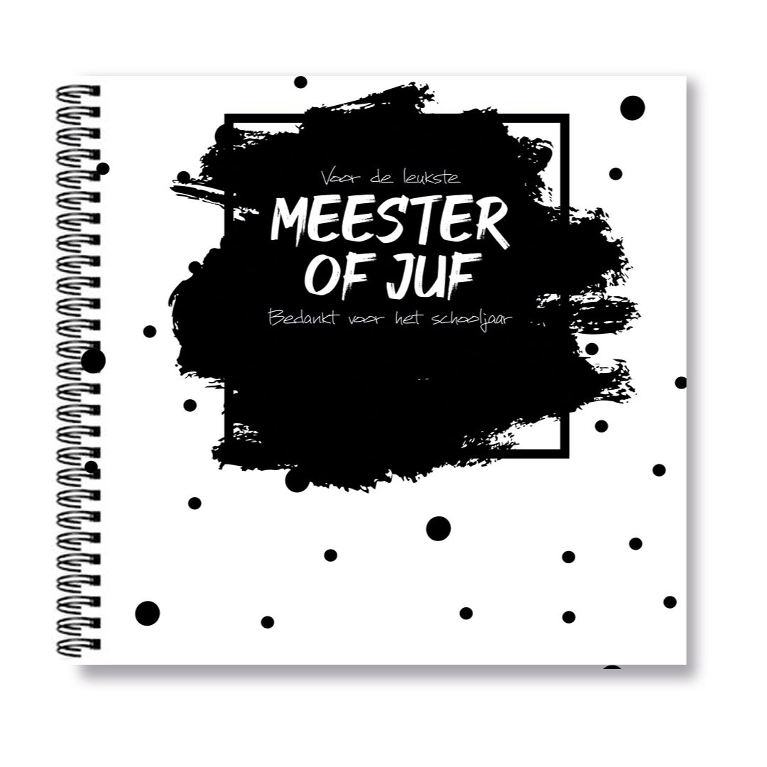 Meester & juf invulboek (bedankt voor het schooljaar)