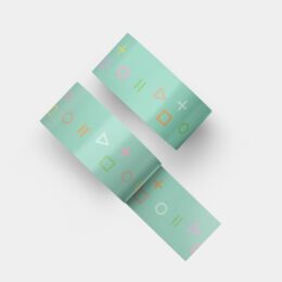 Washi Tape – Color Vibes Blue Symbols