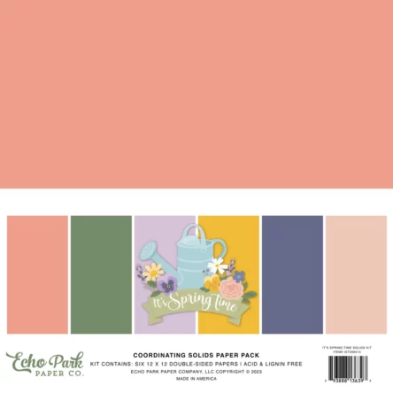 Solid Paper Pack – It’s Spring Time