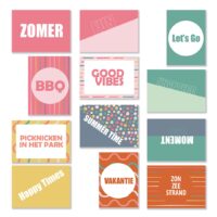 Quote Cards - Zomer 2023 - 12 stuks