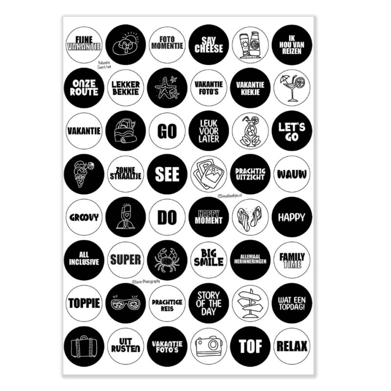 Stickervel Vakanti