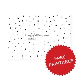 Chocoladewikkel – Free Printable