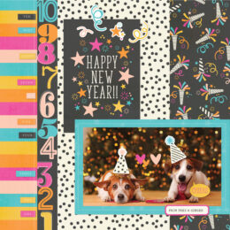 Simple Pages Pieces – Happy New Year
