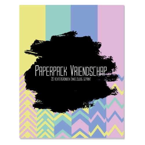 Paper Pack Vriendschap -  20 Stuks Enkelzijdig gedrukt