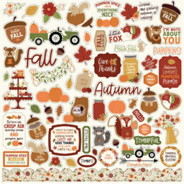 I Love Fall – Cardstock Stickers