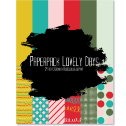 Paper Pack Lovely Days –  12x dubbelzijdig