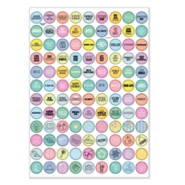 Stickervel Mini – Picture This Pastel