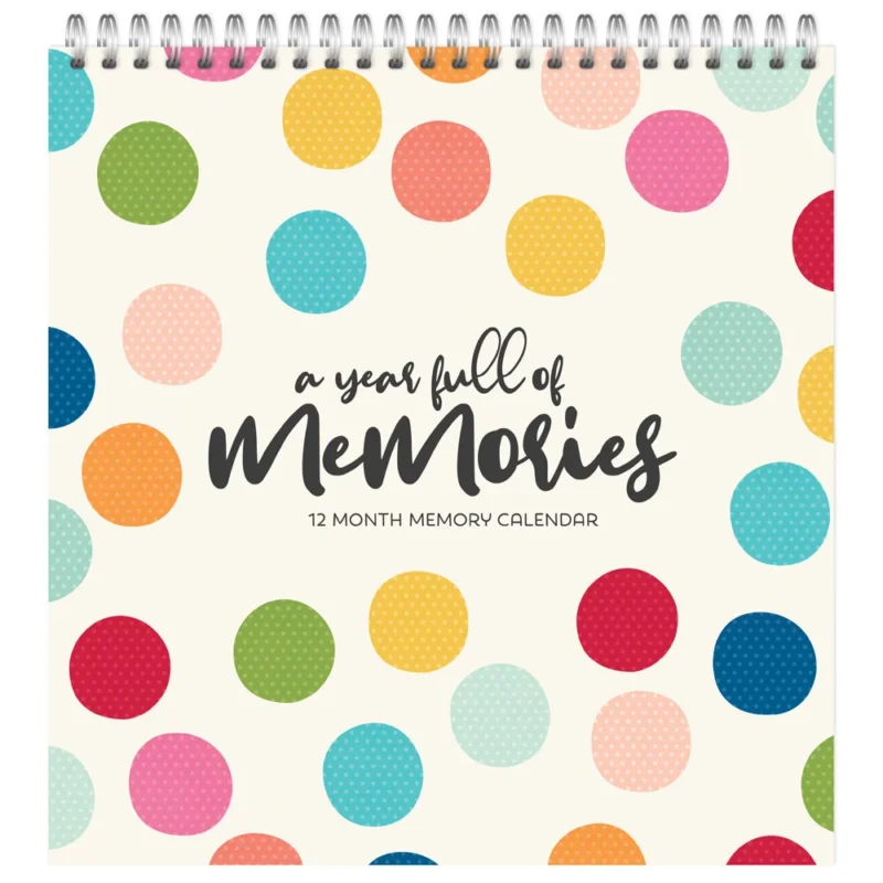 Color Vibe Memory Calendar Kit | 123invulboekjes