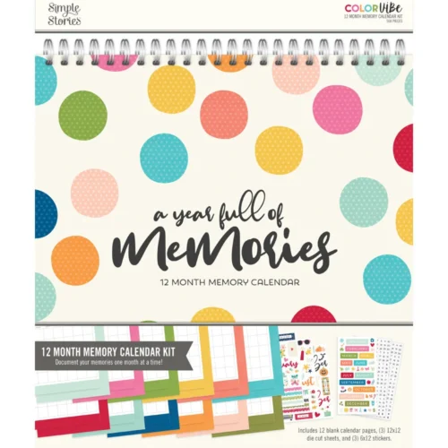 Color Vibe Memory Calendar Kit
