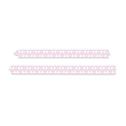 Washi Tape Pink Hearts