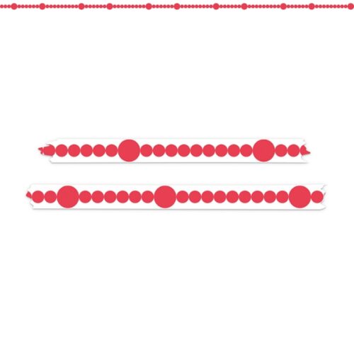 Washi Tape Red Balls