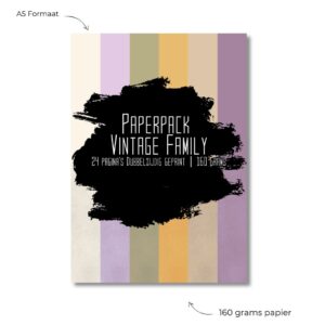 Paperpack Vintage Family Lavender