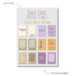 Quote Cards - Vintage Family Vintage