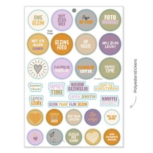 Stickervel Family Vintage